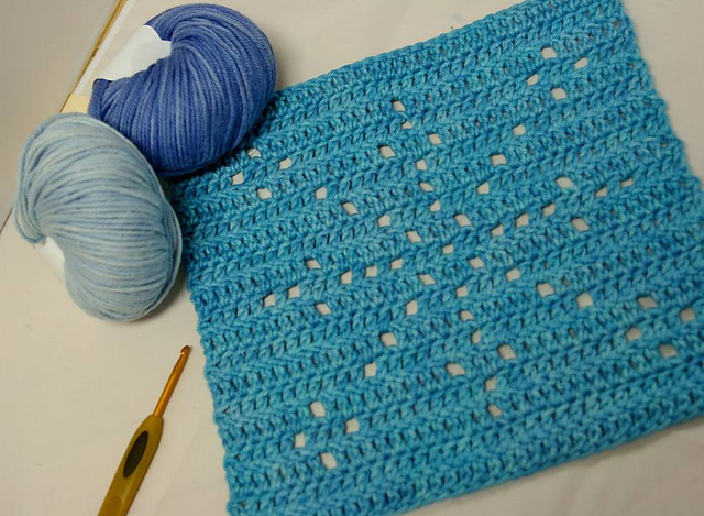 January Snow Washcloth