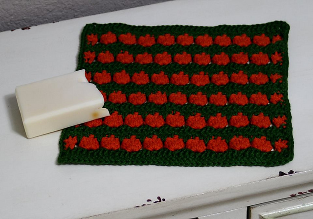 Pumpkin Patch Washcloth