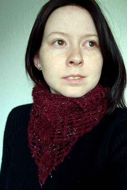 Some Cables With Your Lace Shawl