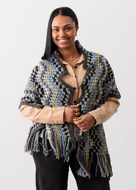 Granny Chevron Shawl