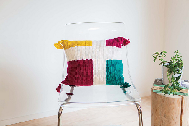 Color Block Cushion