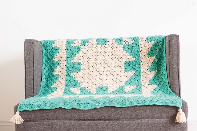 Corner to Corner Afghan