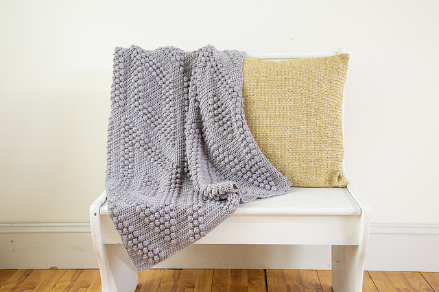 Bobble Diamonds Throw