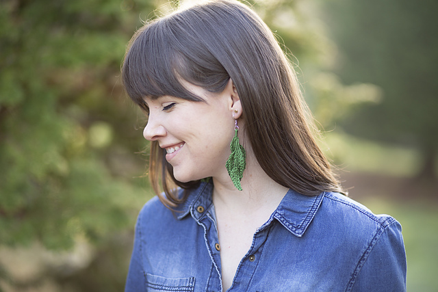 Hanging Leaf Earrings