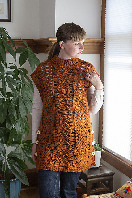 Midtown Mantle Mock-neck Top