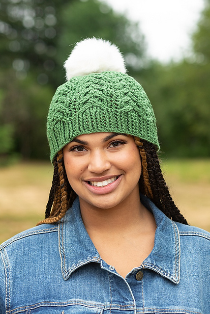 Great Basin Wildrye Cable Hat
