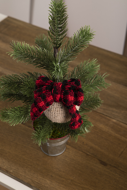 Plaid Ornament