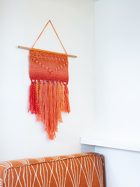 Boho Bobbles Wall Hanging