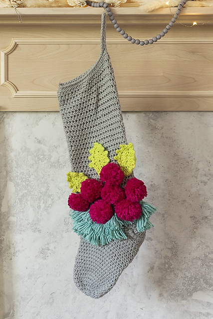 Holly Berry Stocking