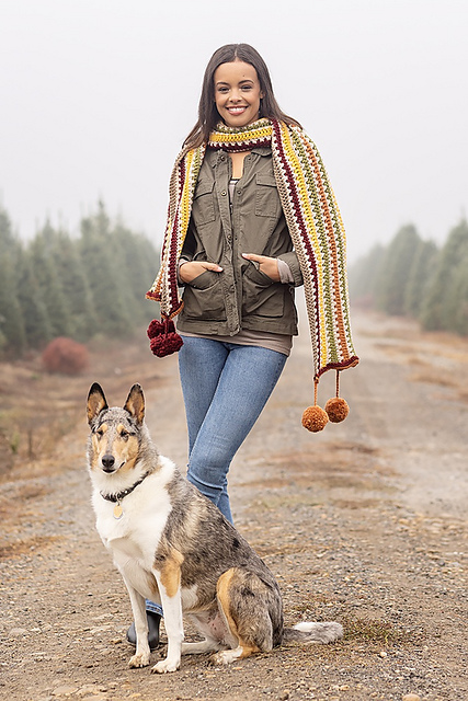 Winter Garden Scarf