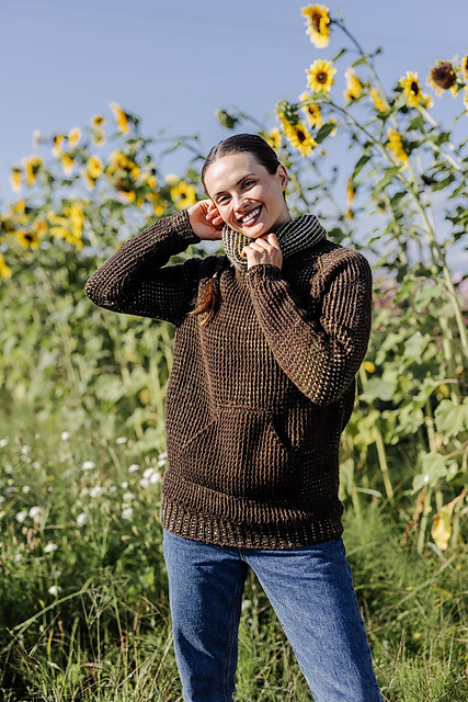 Tranquil Tunisian Pullover