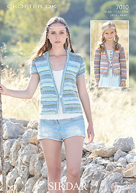 7010:  Crofter Cardigan & Waistcoat