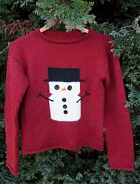 Adult Snowman Pullover