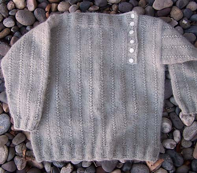 Offset Placket Pullover
