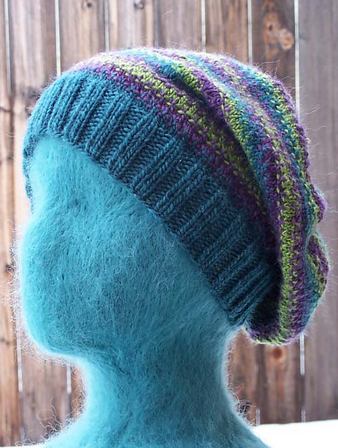 Woven Stitch Slouch Hat