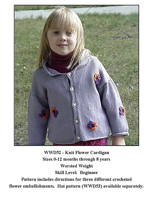 Flower Embellished Cardigan