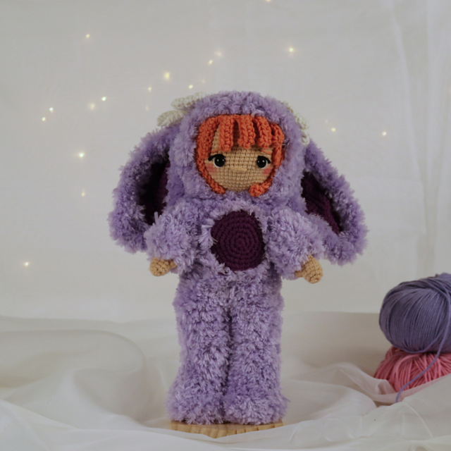 The Fuzzy Bunny Girl Doll