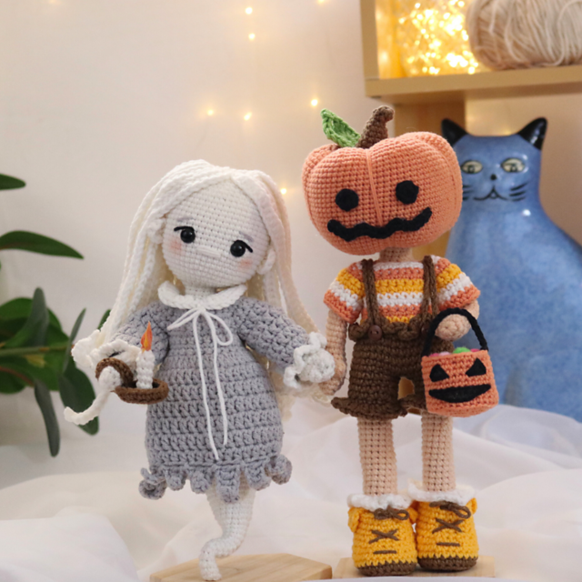 The Ghost and Pumpkin Dolls