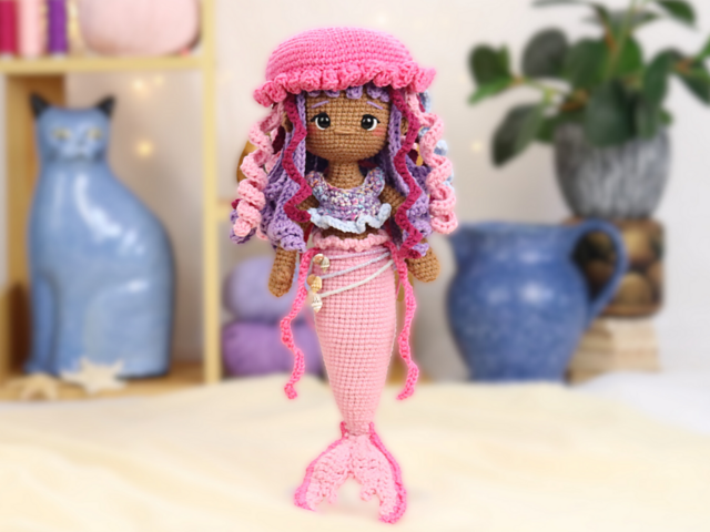Jellyfish Mermaid Doll