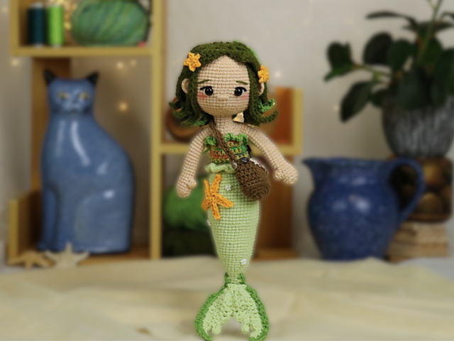 Starfish Mermaid Doll