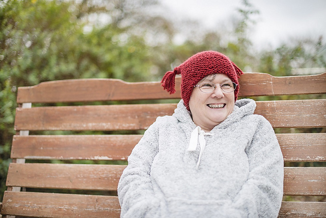 Garter Stitch Square Hat