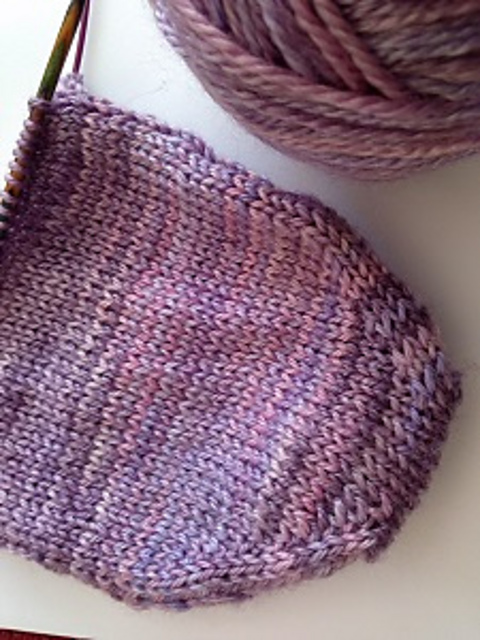 Lavender Toe Up Socks