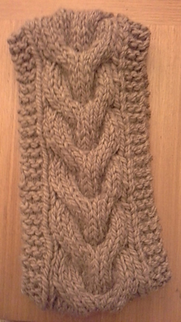 Jane's Cabled  Headwarmer