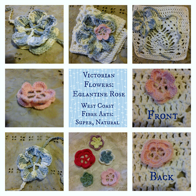 Victorian Flowers: Eglantine Rose