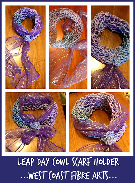 Leap Day Cowl Scarf Holder