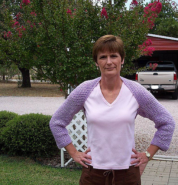Openwork Knit Shrug
