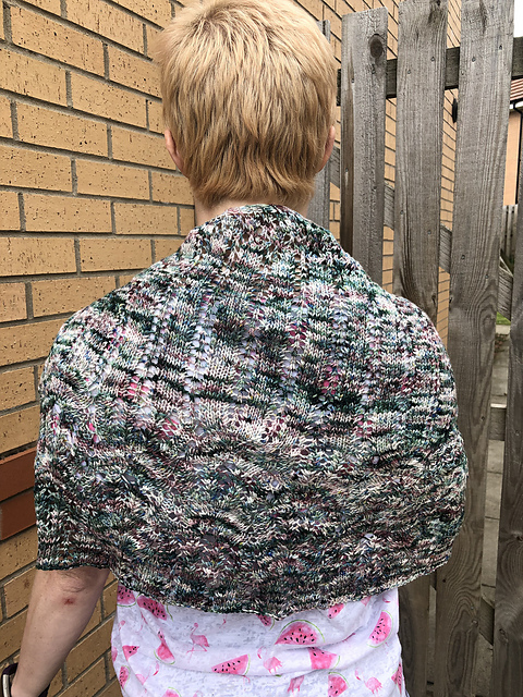 Frosted Flowers Shawl