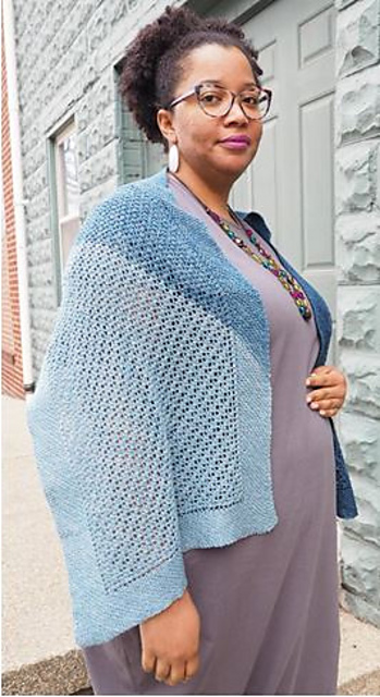 Silver Indigo Wrap