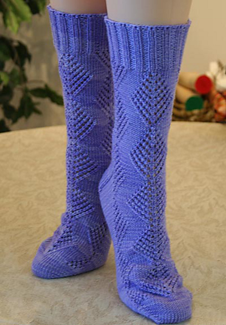 Diamond Lace Socks