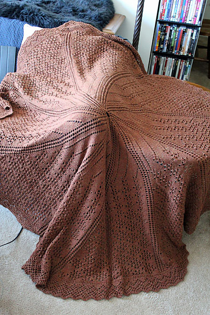 Vortex Spiral Afghan
