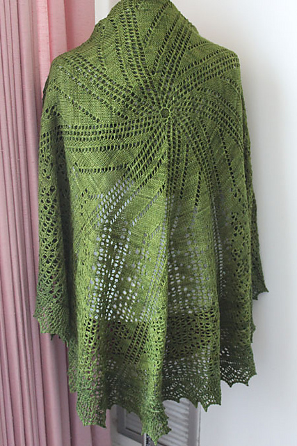 Vortex Spiral Shawl