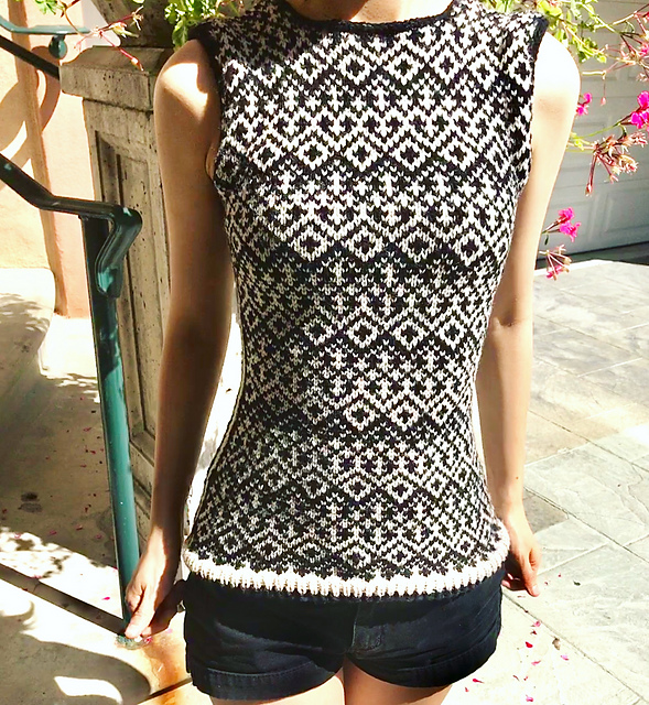 Inkwell Fair Isle Tank or Vest