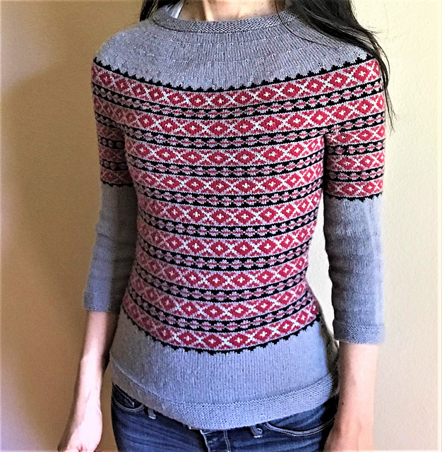Zelie Circular Yoke Sweater