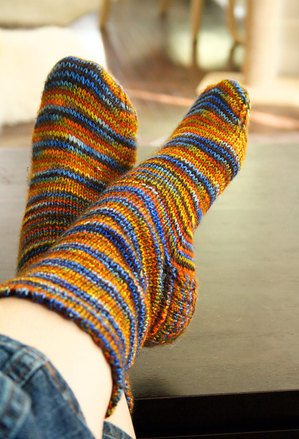 Picot Edge Socks