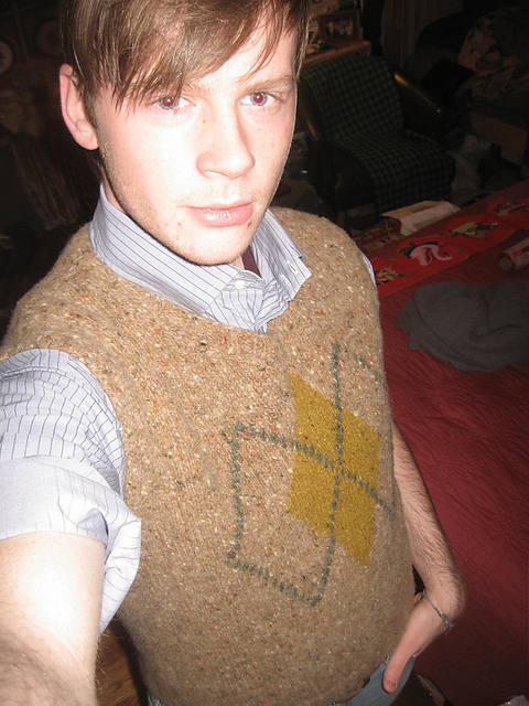 Argyle Pullover Vest