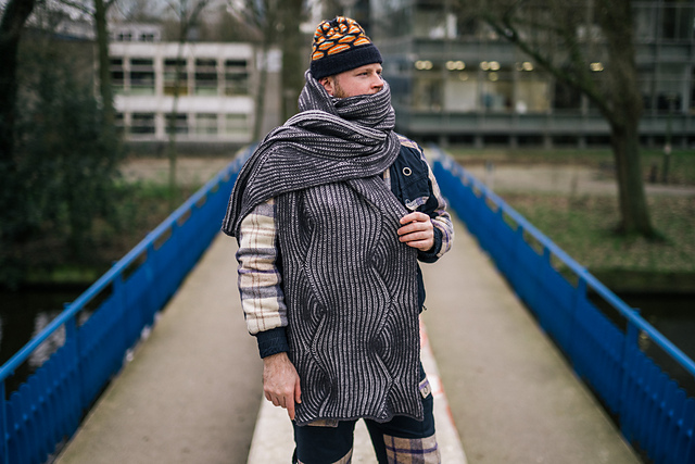 Ravelry: Brioche Soundwaves pattern by Stephen West