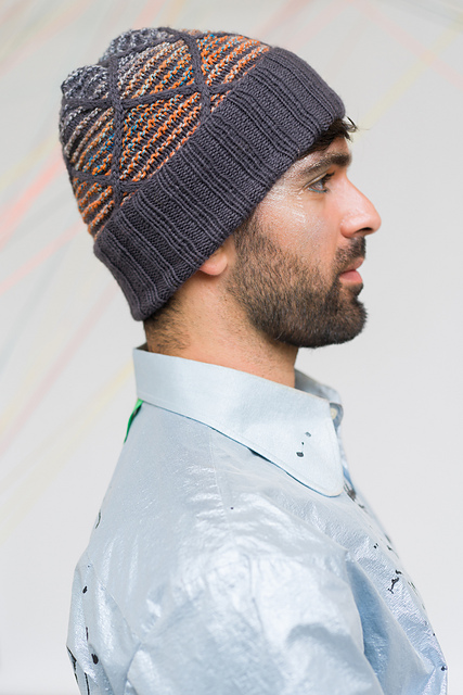 Cabled Trellis Hat