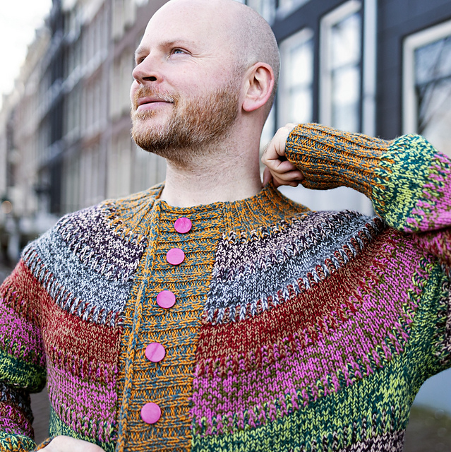 Ravelry: Brioche Break Cardigan pattern by Stephen West
