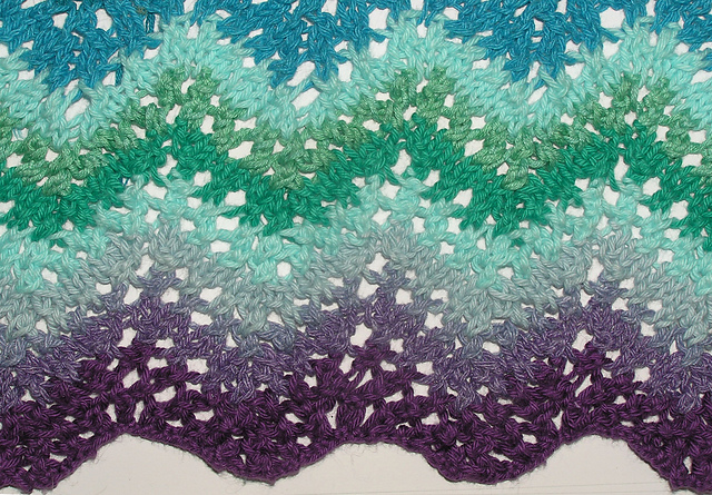 Multicolour Lacy Zigzag