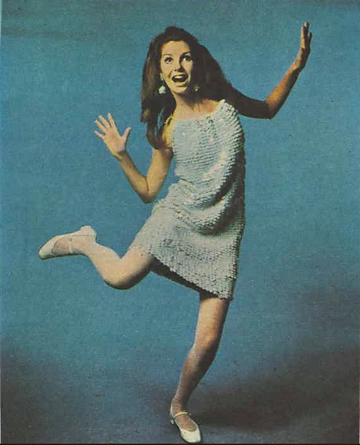 Shimmer Skimmer Retro Mini Dress