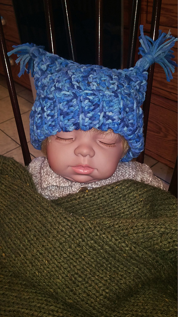 40 Hats in 40 Days Crochet Teabag