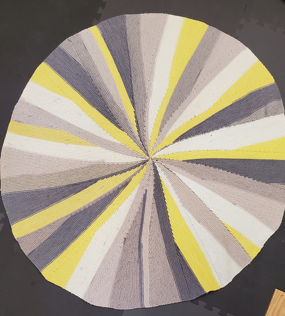 Tilt-a-Whirl Baby Blanket