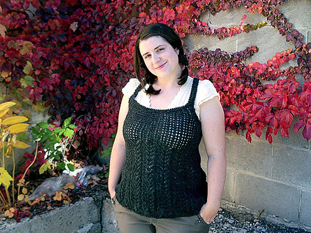 Shetland Shawl Turned Vest