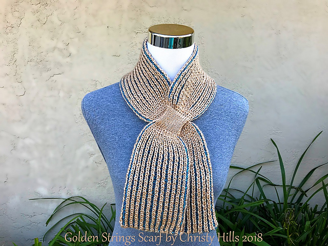 Golden Strings Scarf