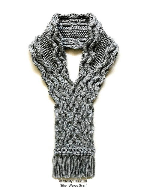 Silver Waves Scarf