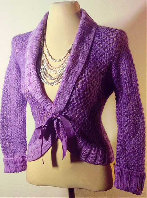 Sarah's Shawl Collared Cardigan